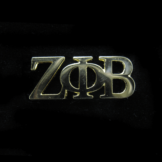 Zeta Phi Beta Greek Letter Symbol Lapel Pin