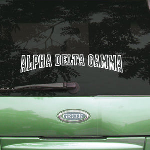 Alpha Delta Gamma Stadium Sticker - Angelus Pacific apsc