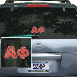 Alpha Phi Mascot Car Sticker