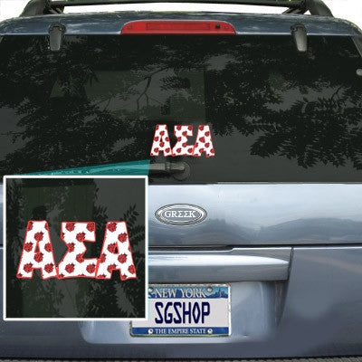 Alpha Sigma Alpha Mascot Car Sticker