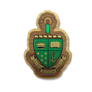 Alpha Sigma Tau Large Wooden Crest