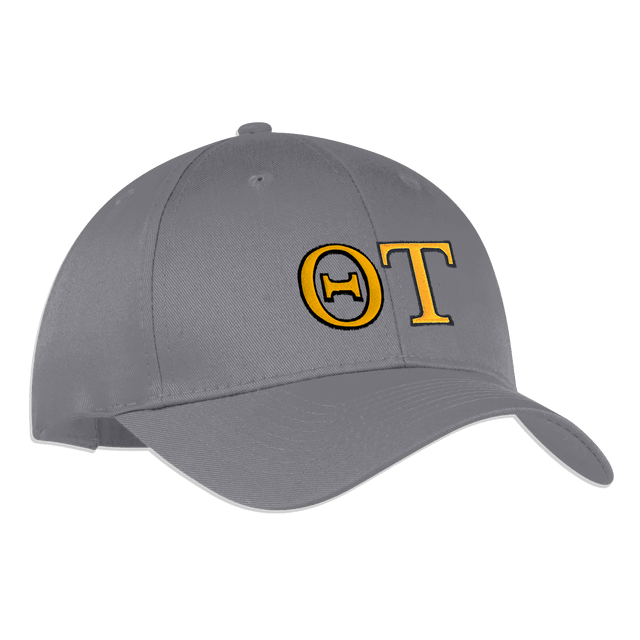 Fraternity Adjustable Hat, 2-Color Greek Letters - CP80 - EMB