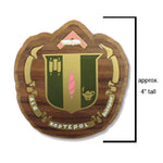 Delta Zeta Large Wooden Crest