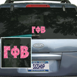 Gamma Phi Beta Mascot Car Sticker