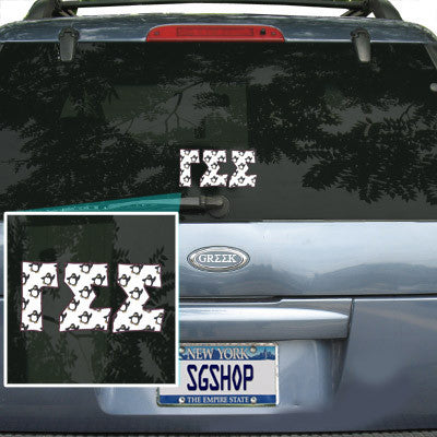 Gamma Sigma Sigma Mascot Car Sticker