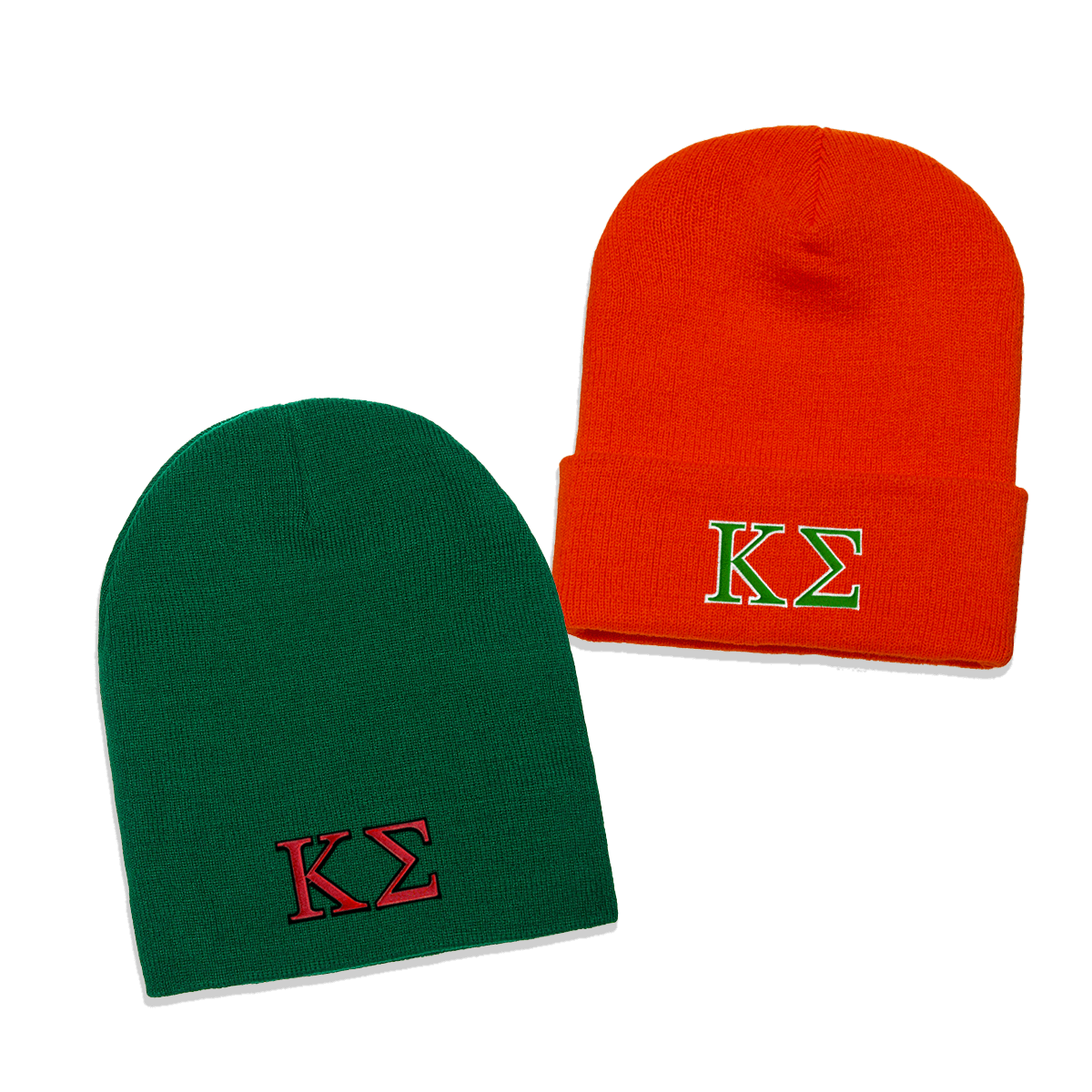 Fraternity Cuffed Beanie and Knit Hat, Package Deal - 1500/1501 - EMB