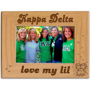 Kappa Delta Love My Lil Picture Frame - PTF157 - LZR