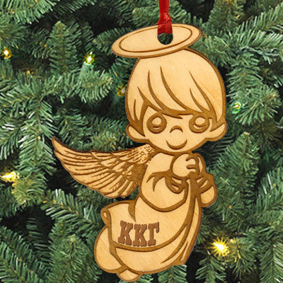 Kappa Kappa Gamma Angel Ornament - LZR