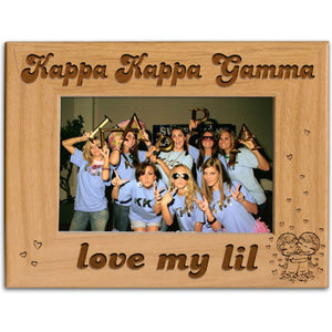 Kappa Kappa Gamma Love My Lil Picture Frame - PTF157 - LZR