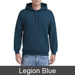 Omega Phi Alpha Hooded Sweatshirt, 2-Pack Bundle Deal - Gildan 18500 - TWILL