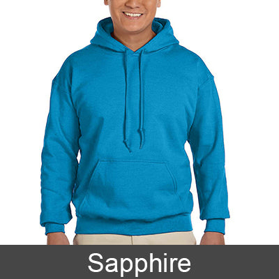 Alpha Sigma Alpha Hooded Sweatshirt - Gildan 18500 - TWILL