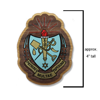 Sigma Delta Tau Large Wooden Crest