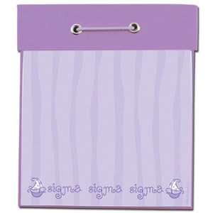 Sigma Sigma Sigma Square Notepad - Alexandra Co. a1038