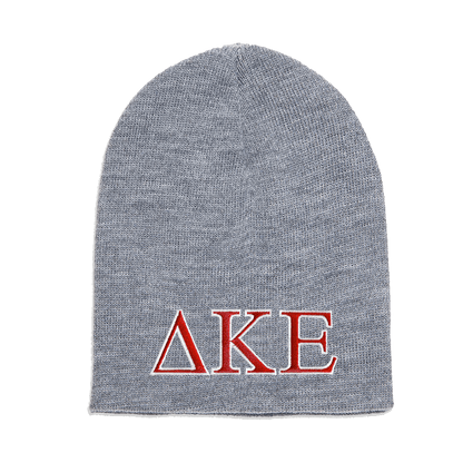 Fraternity Knit Beanie, 2-Color Greek Letters - 1500 - EMB