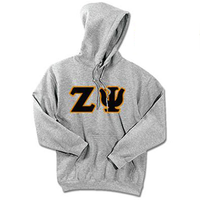 Zeta Psi Standards Hooded Sweatshirt - G185 - TWILL