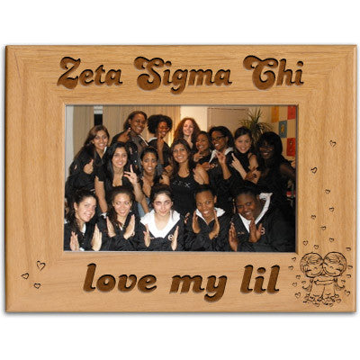 Zeta Sigma Chi Love My Lil Picture Frame - PTF157 - LZR