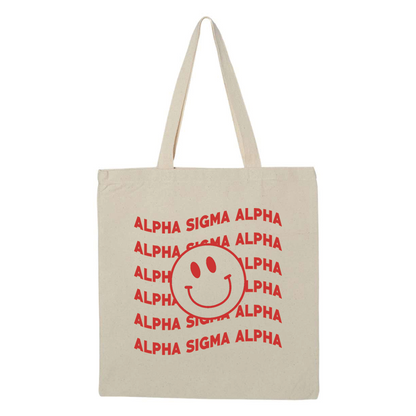 Custom Greek Smile Tote Bag
