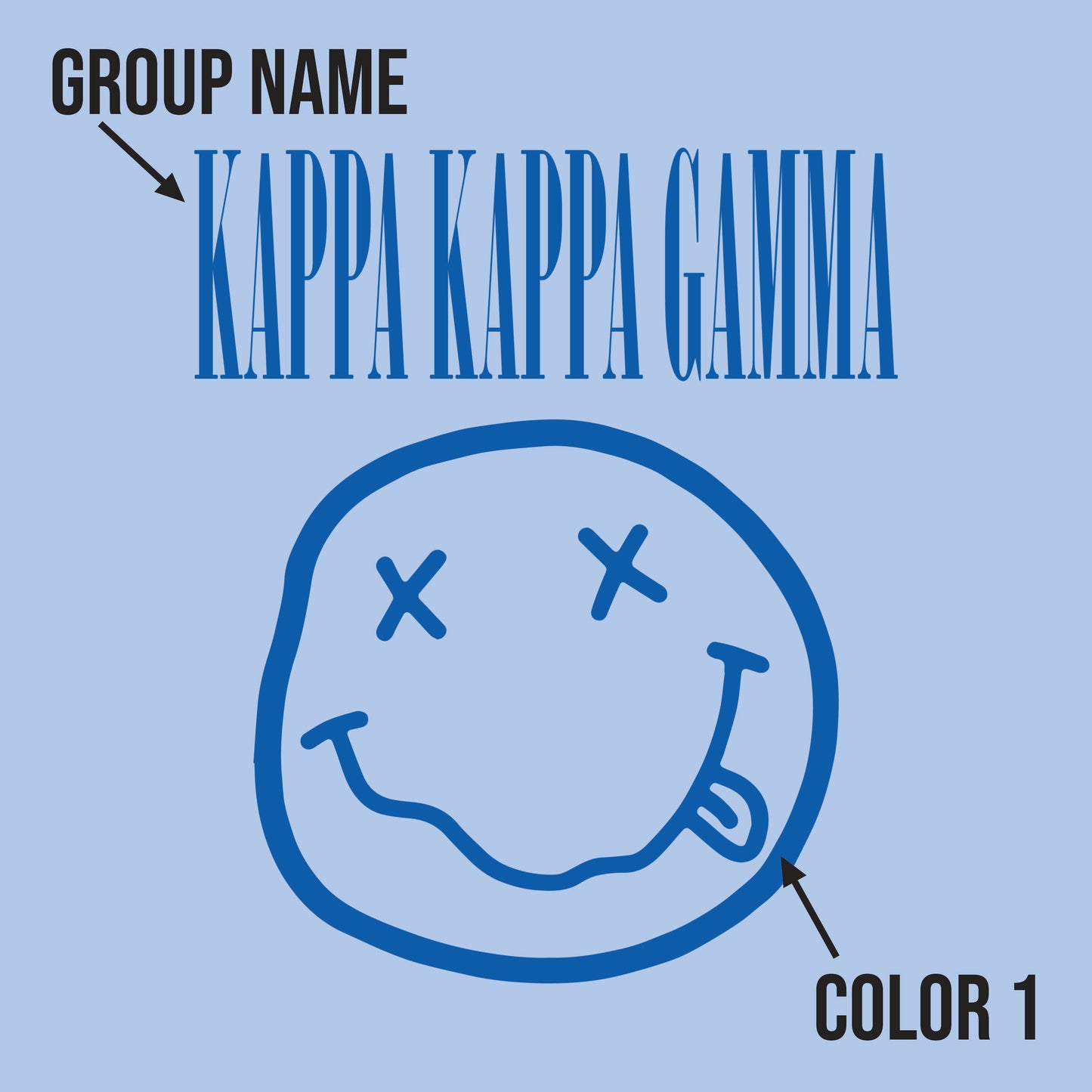 Printed Smiley Hoodie Design