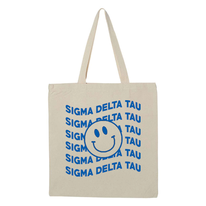 Custom Greek Smile Tote Bag