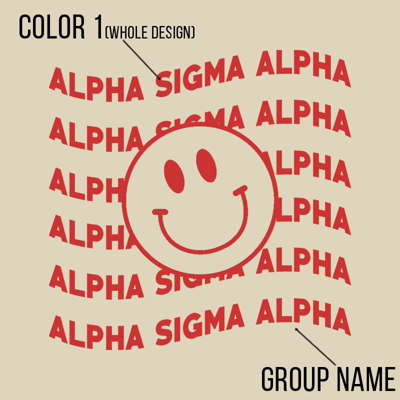 Custom Greek Smile Tote Bag