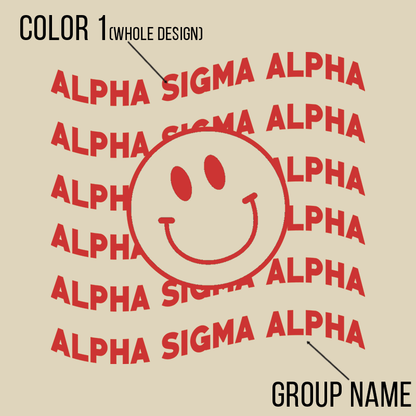 Custom Greek Smile Tote Bag