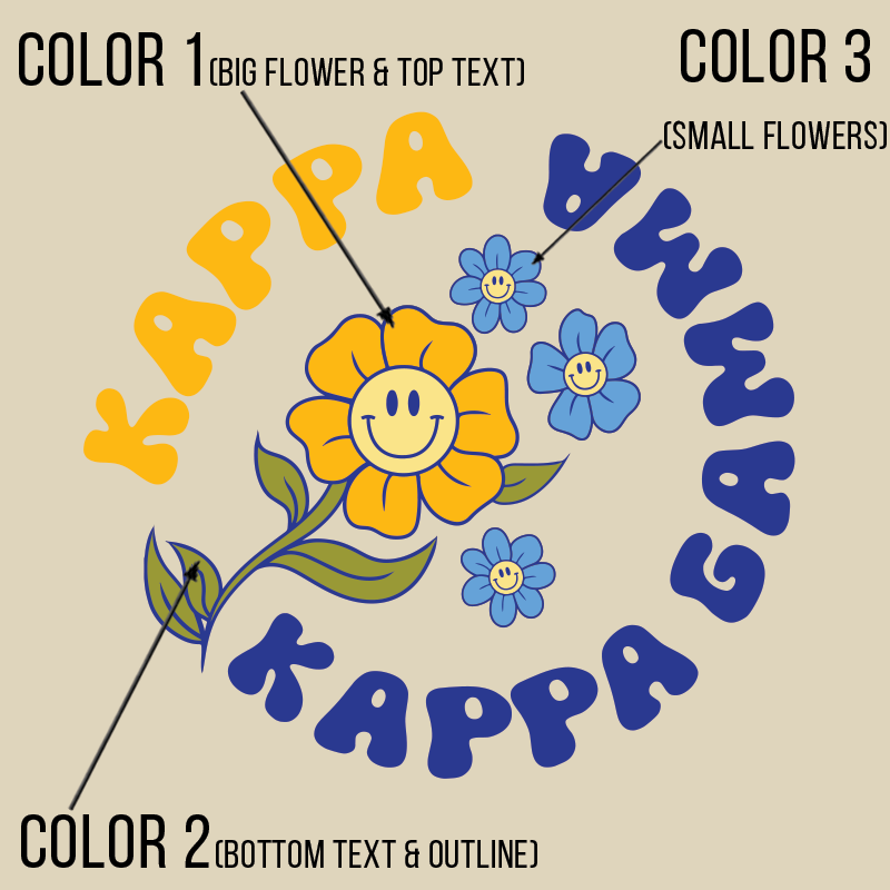 Circle Flower Tote Bag