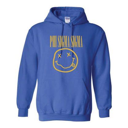 Printed Smiley Hoodie Design