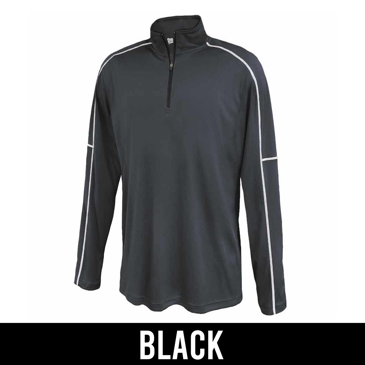 Fraternity Conquest 1/4 Zip, 2-Color Greek Letters - P-1215 - EMB