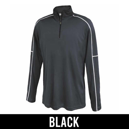 Fraternity Conquest 1/4 Zip, 2-Color Greek Letters - P-1215 - EMB