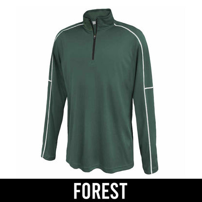 Fraternity Conquest 1/4 Zip, 2-Color Greek Letters - P-1215 - EMB