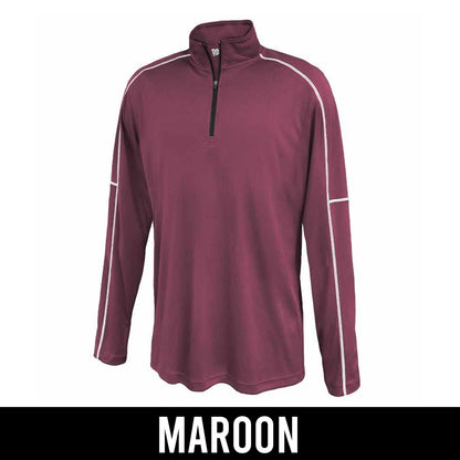 Fraternity Conquest 1/4 Zip, 2-Color Greek Letters - P-1215 - EMB