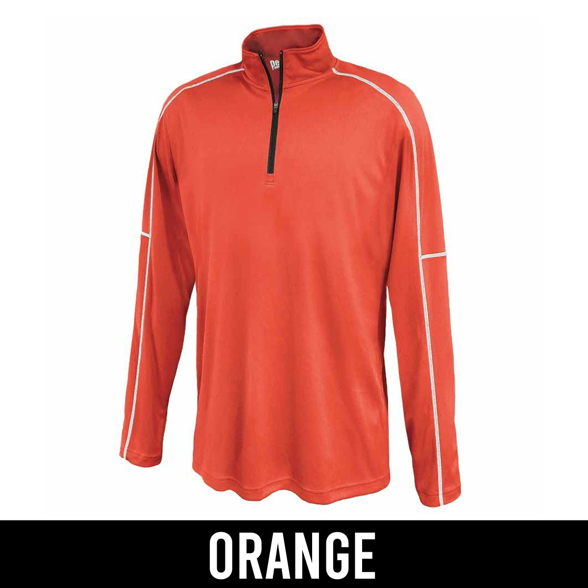 Fraternity Conquest 1/4 Zip, 2-Color Greek Letters - P-1215 - EMB