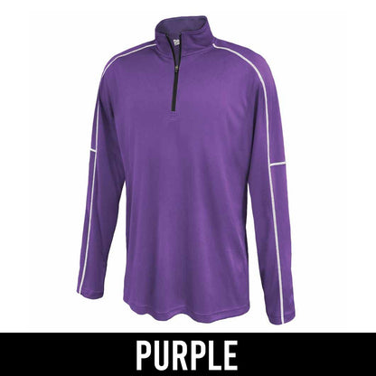 Fraternity Conquest 1/4 Zip, 2-Color Greek Letters - P-1215 - EMB