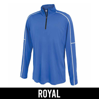 Fraternity Conquest 1/4 Zip, 2-Color Greek Letters - P-1215 - EMB