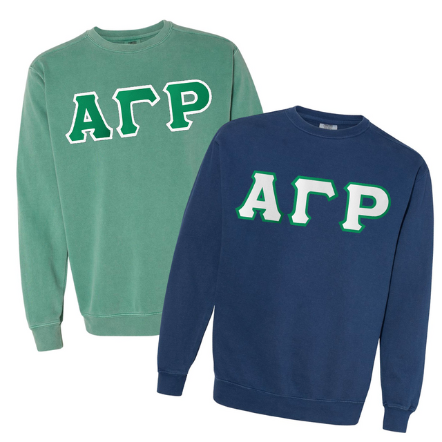 Fraternity Garment-Dyed Crewneck Sweatshirt, 2-Pack Bundle Deal - TWILL