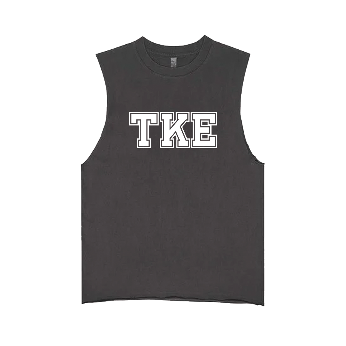Greek Sleeveless T-Shirt, Varsity Design