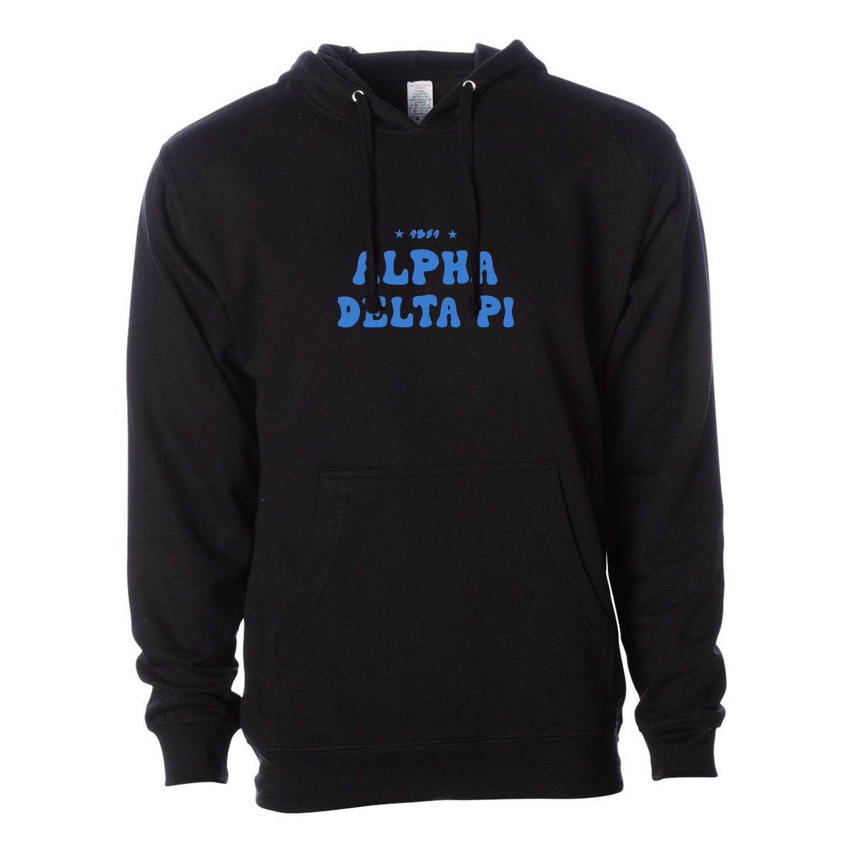 #Alpha Delta Pi Hoodie, Bubble Print Design