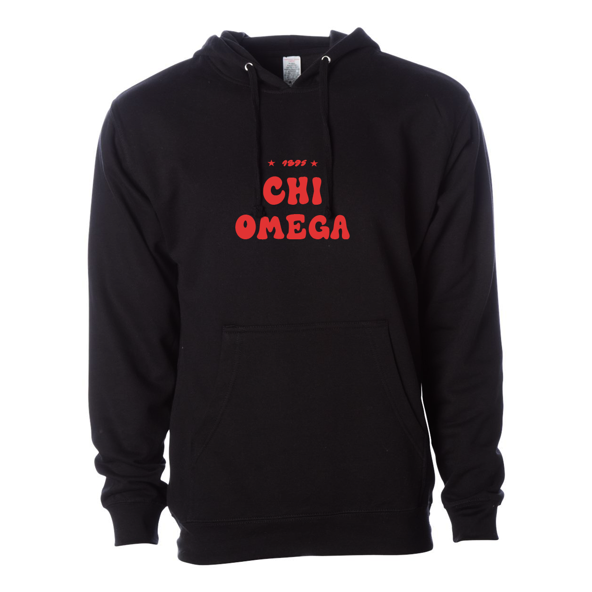 #Chi Omega Hoodie, Bubble Print Design