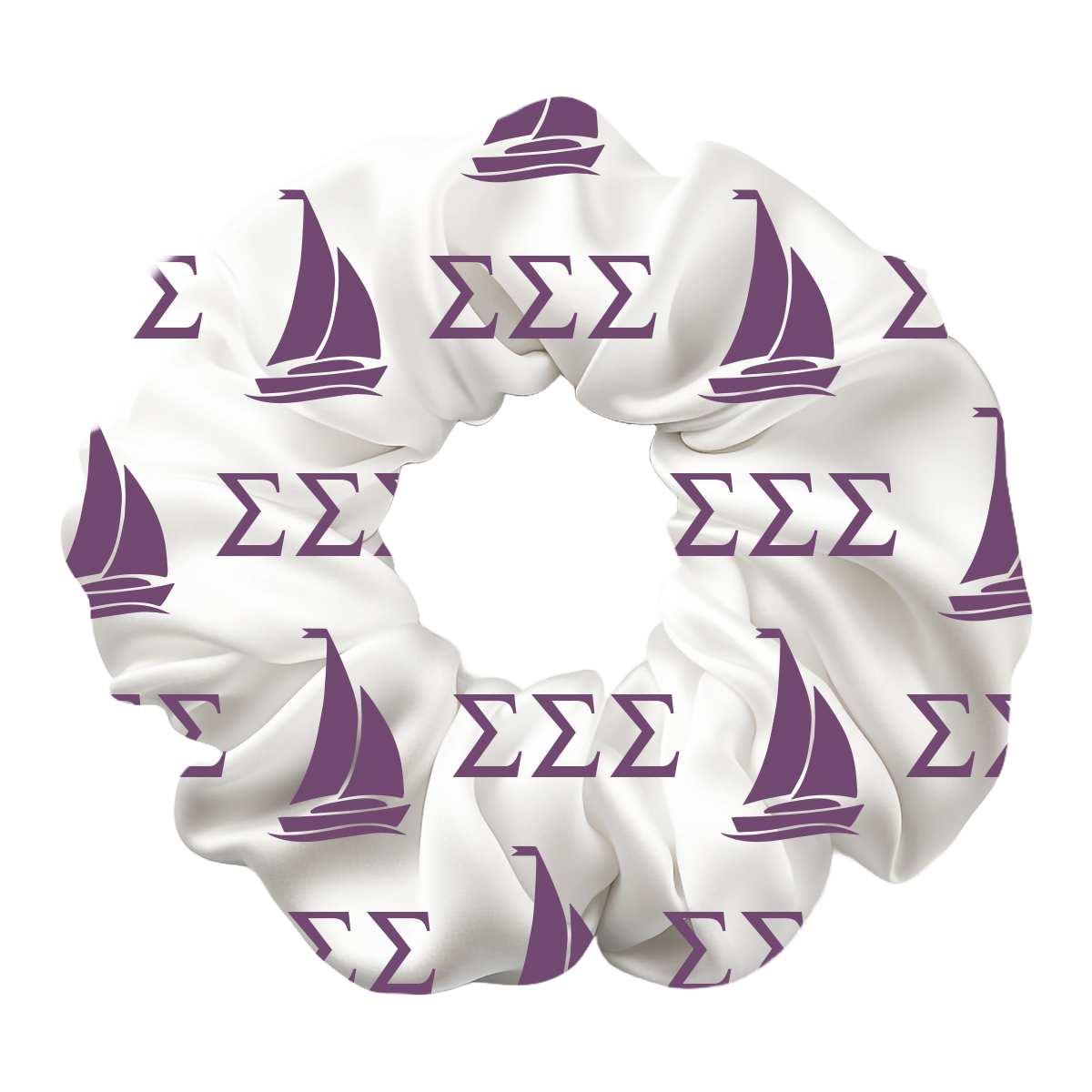 Sigma Sigma Sigma Scrunchie