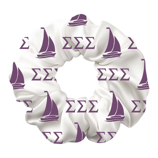 Sigma Sigma Sigma Scrunchie