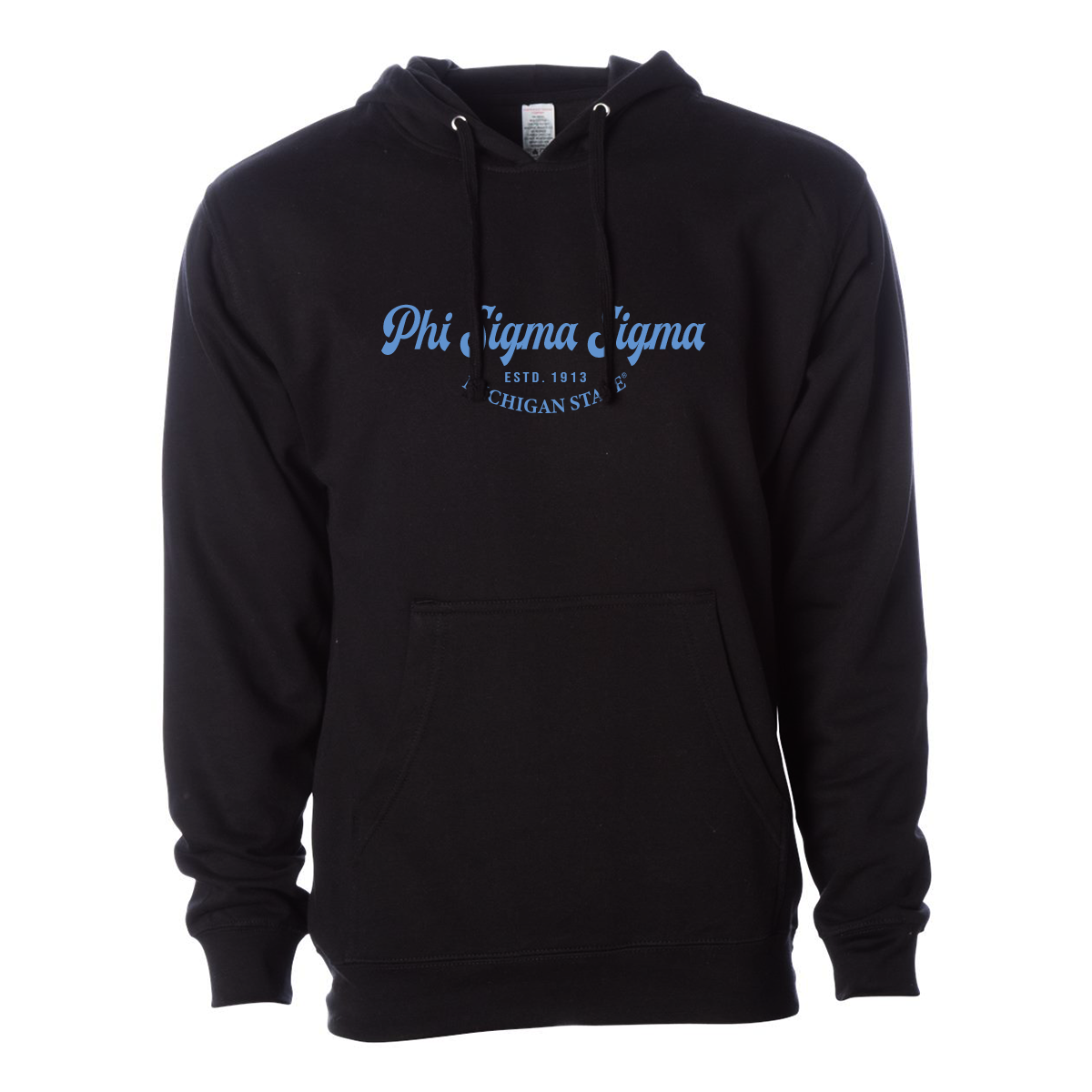 Phi Sigma Sigma Hoodie, Elegant Print Design