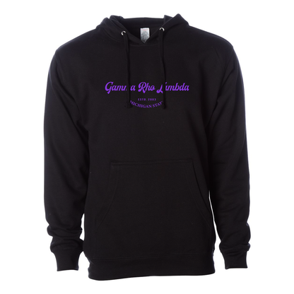 #Gamma Rho Lambda Hoodie, Elegant Print Design