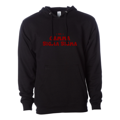 Gamma Sigma Sigma Hoodie, Bubble Print Design
