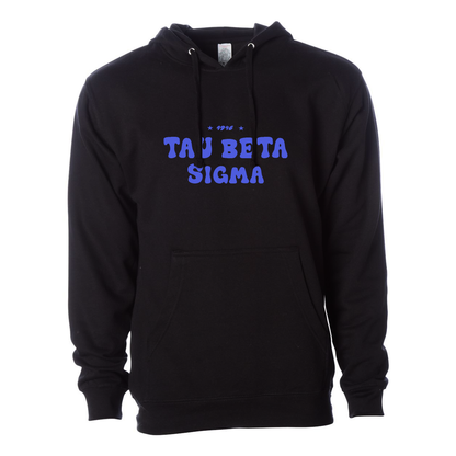 Tau Beta Sigma Hoodie, Bubble Print Design