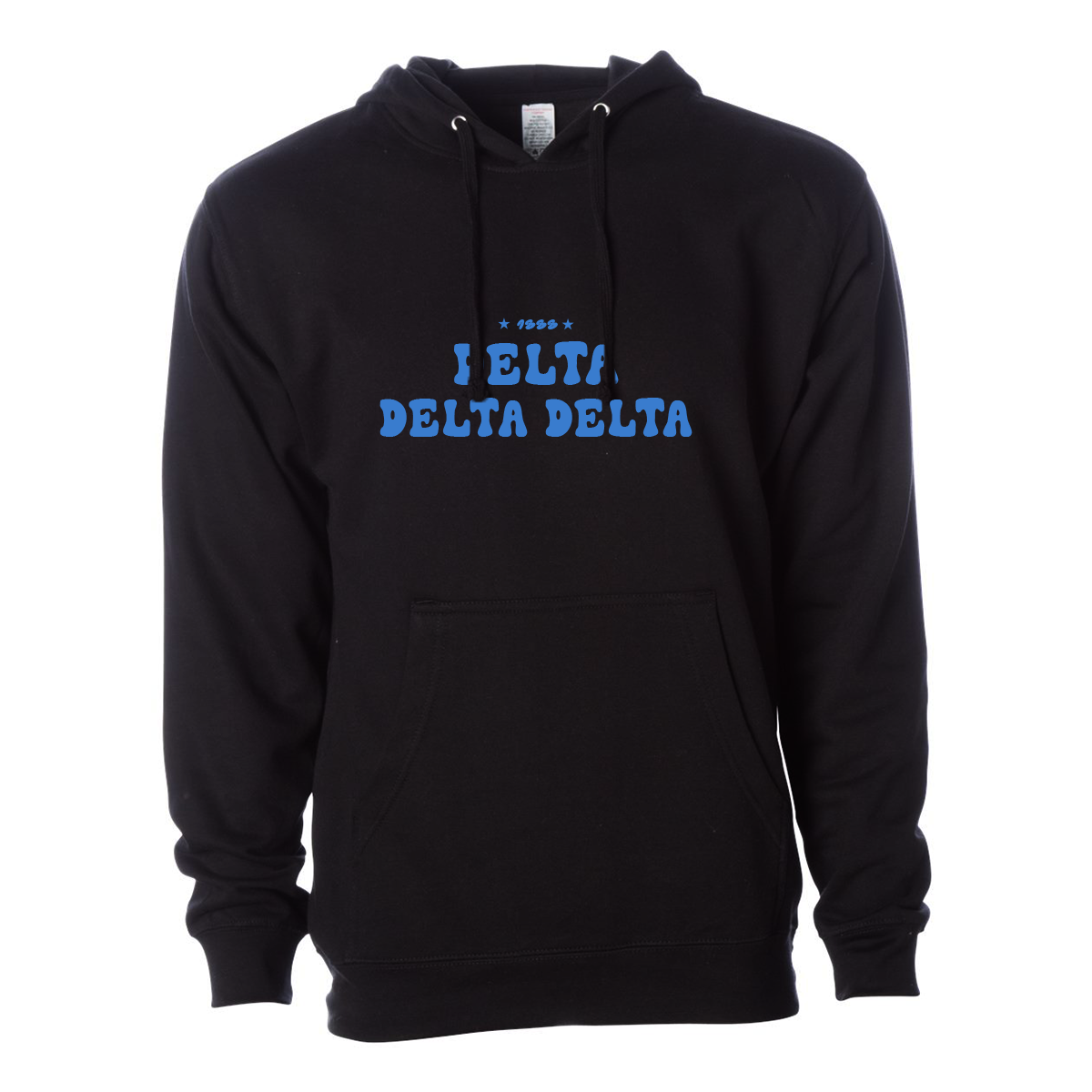 Delta Delta Delta Bubble Design Hoodie