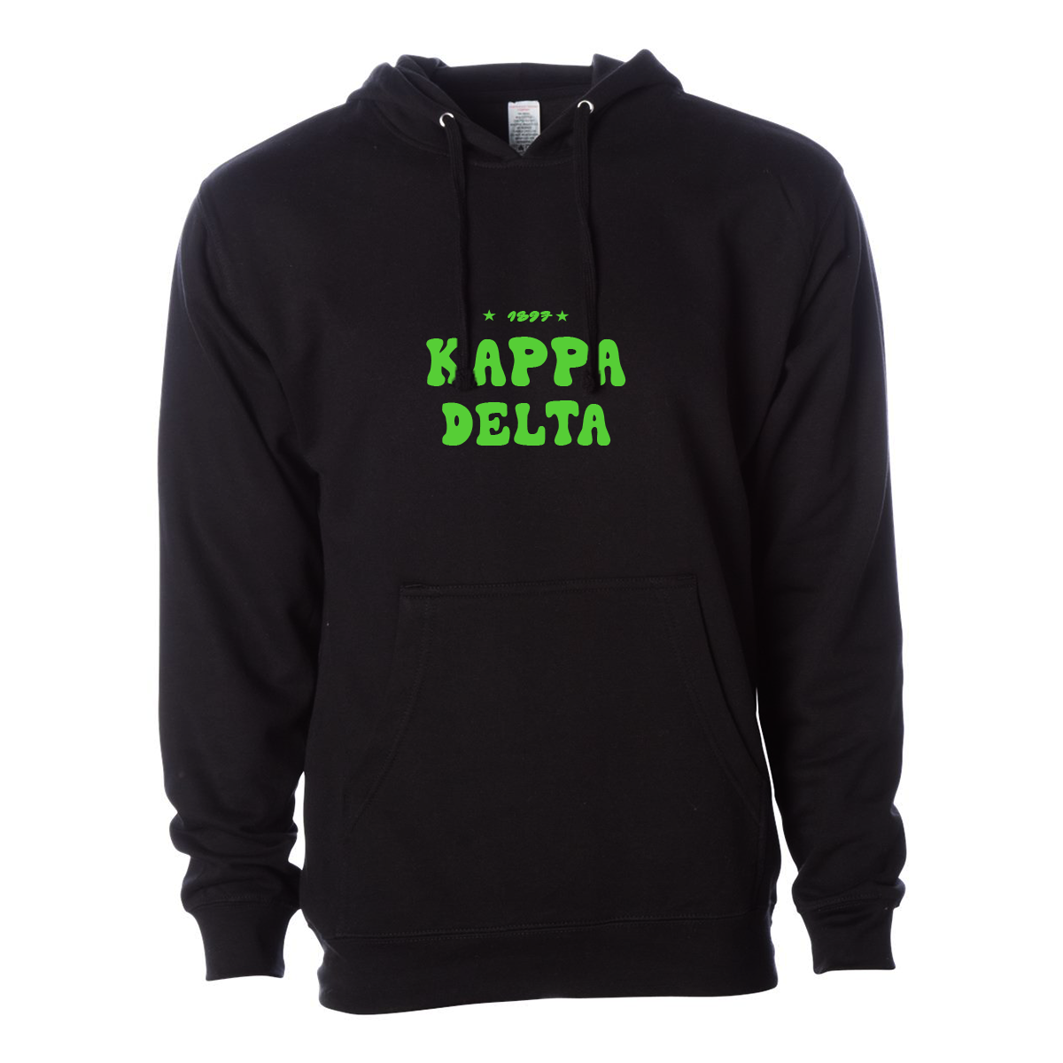 #Kappa Delta Hoodie, Bubble Print Design