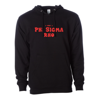Phi Sigma Rho Hoodie, Bubble Print Design