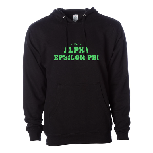 #Alpha Epsilon Phi Hoodie, Bubble Print Design