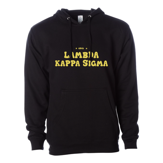 #Lambda Kappa Sigma Hoodie, Bubble Print Design