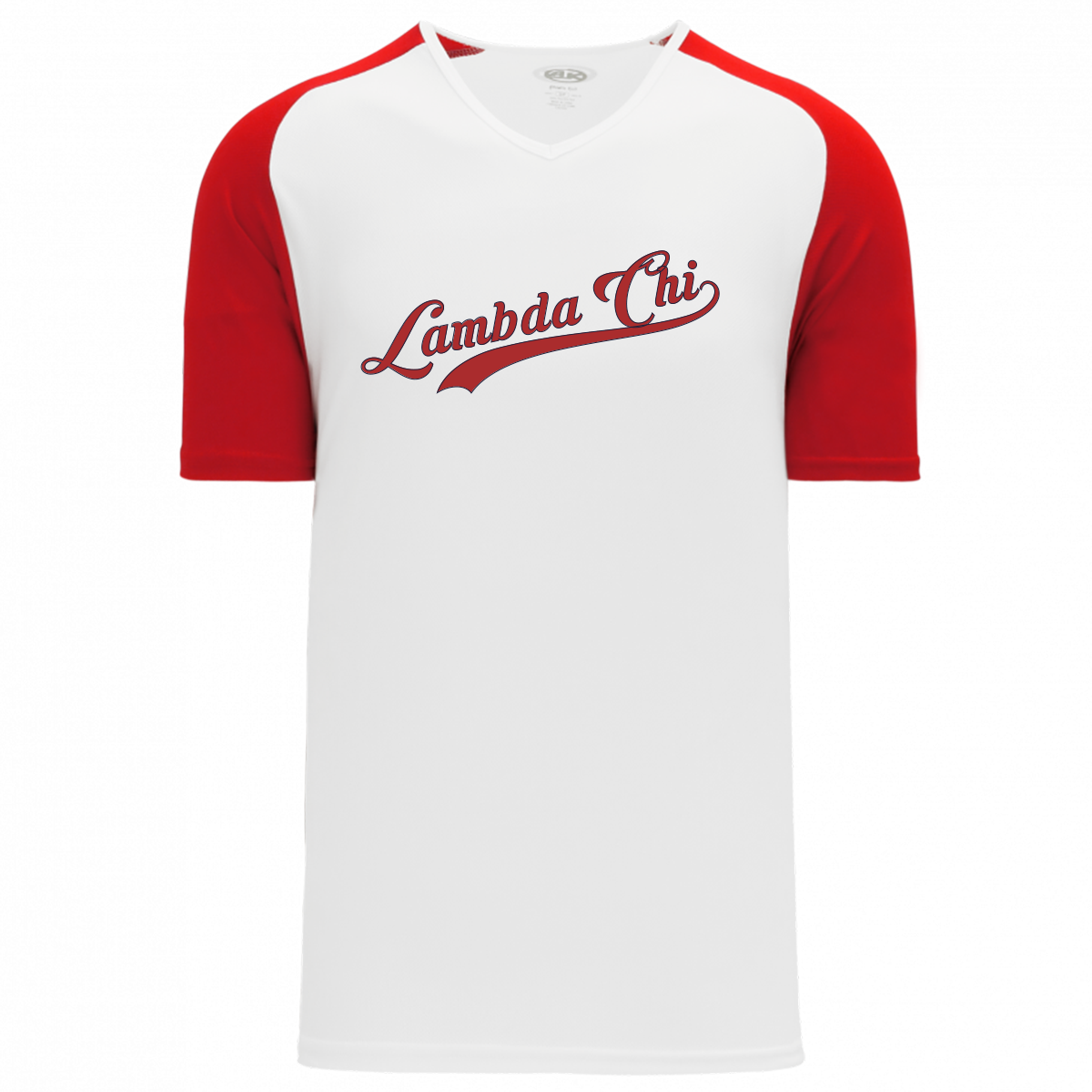 Greek Pullover Baseball Two Tone Jersey, Jersey Baseball Tail